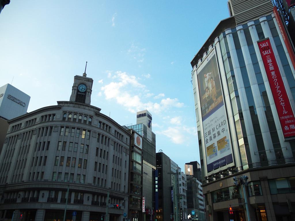 Apa Hotel Ginza Kyobashi Tokyo Eki Yaesu Minamiguchi Exterior photo